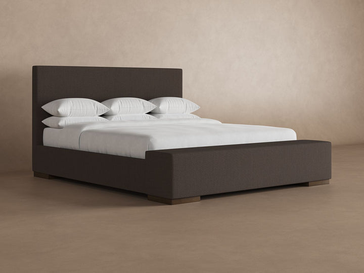 Haven Bed Frame in Bark#color_bark