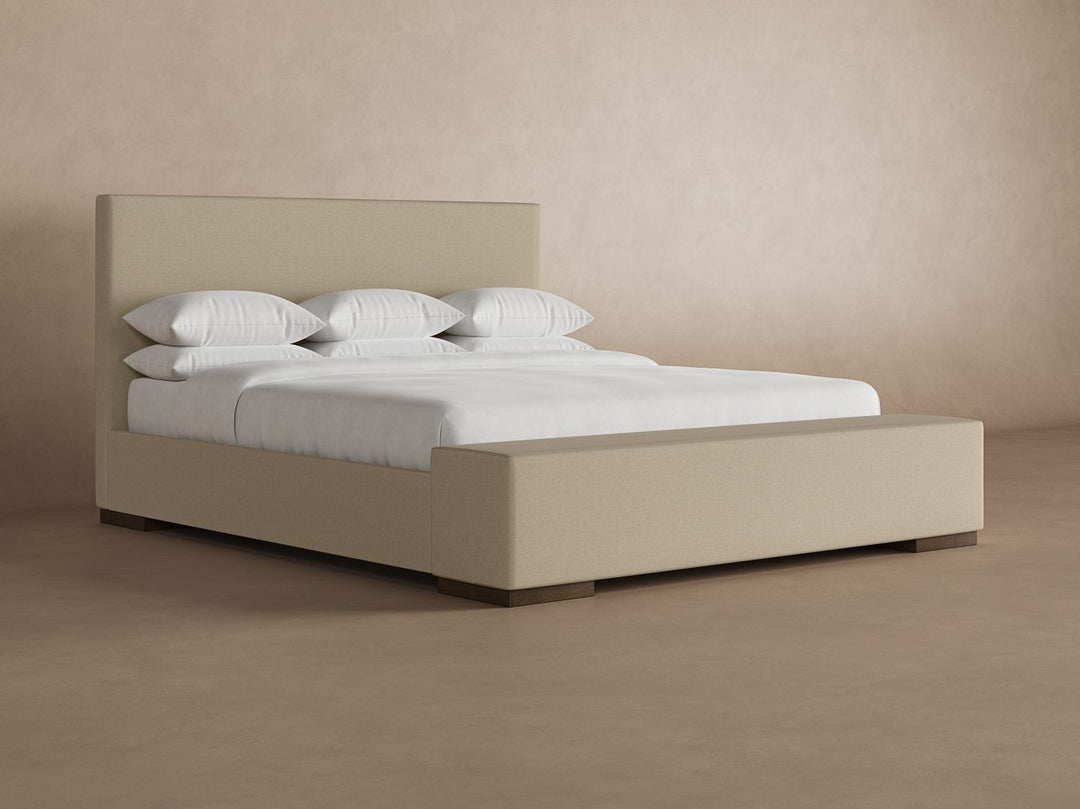Haven Bed Frame in Buff#color_buff