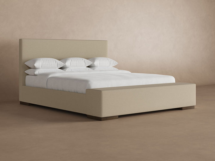 Haven Bed Frame in Buff#color_buff