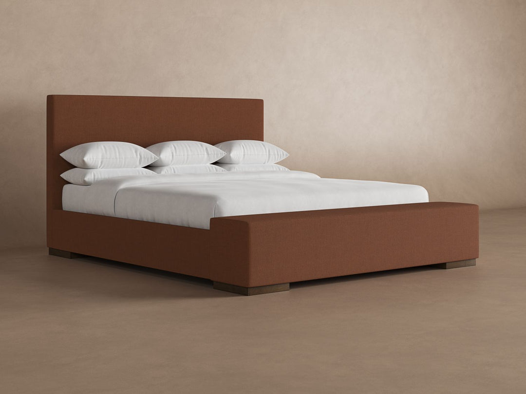 Haven Bed Frame in Clay#color_clay
