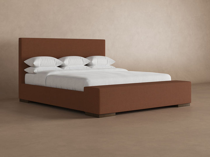 Haven Bed Frame in Clay#color_clay