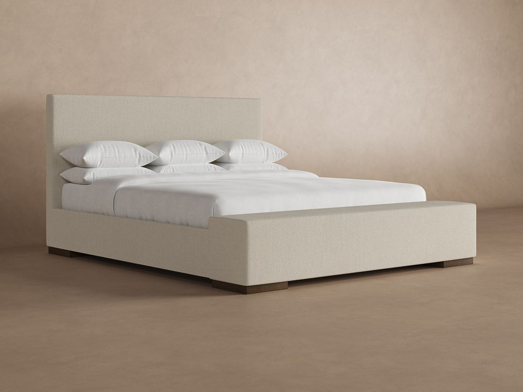 Haven Bed Frame in Flax#color_flax