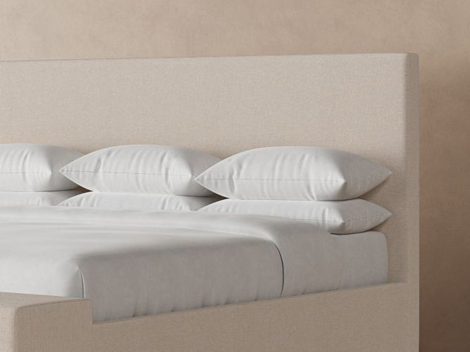 Haven Bed Frame in Oatmeal#color_oatmeal