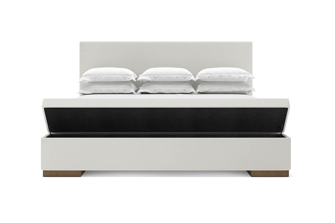 Haven Storage Bed in Snow#color_snow