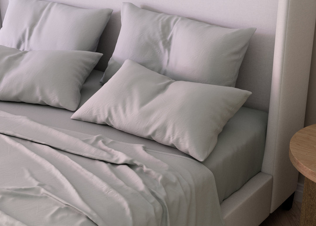 Platinum cotton sheets #color_platinum