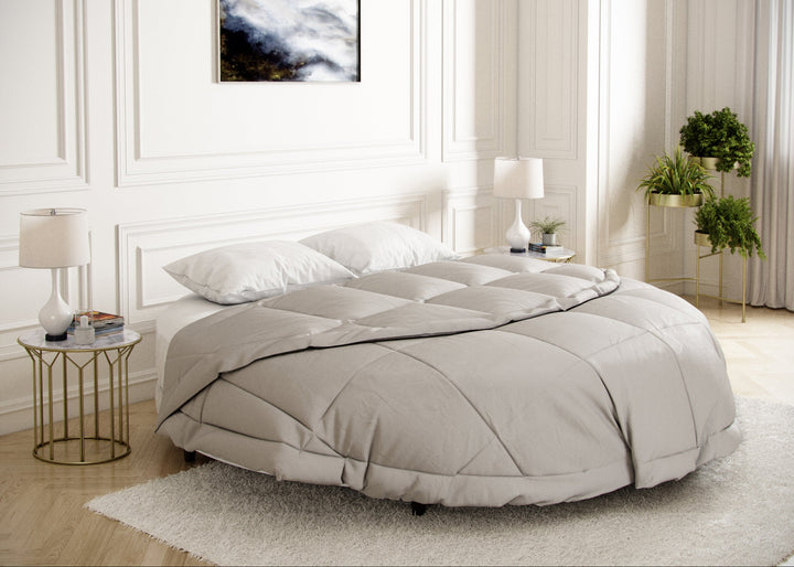 Round comforter #color_platinum