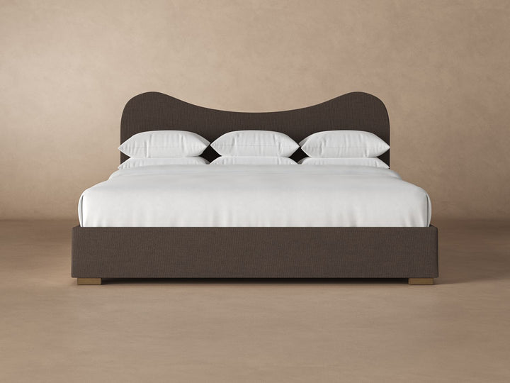 Celine Bed Frame in Bark#color_bark