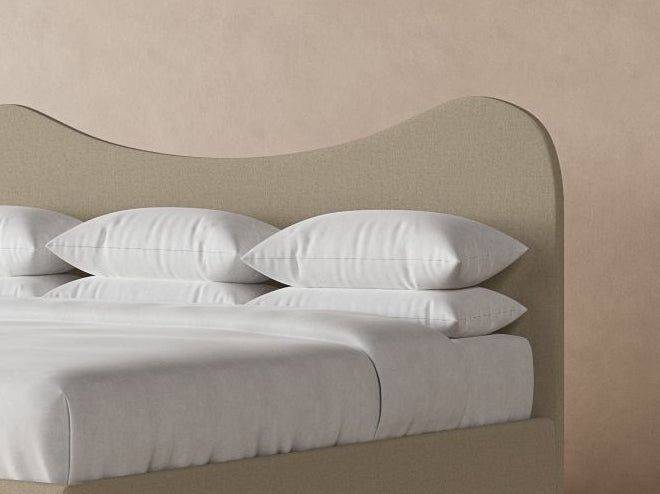 Wave Bed Frame in buff#color_buff