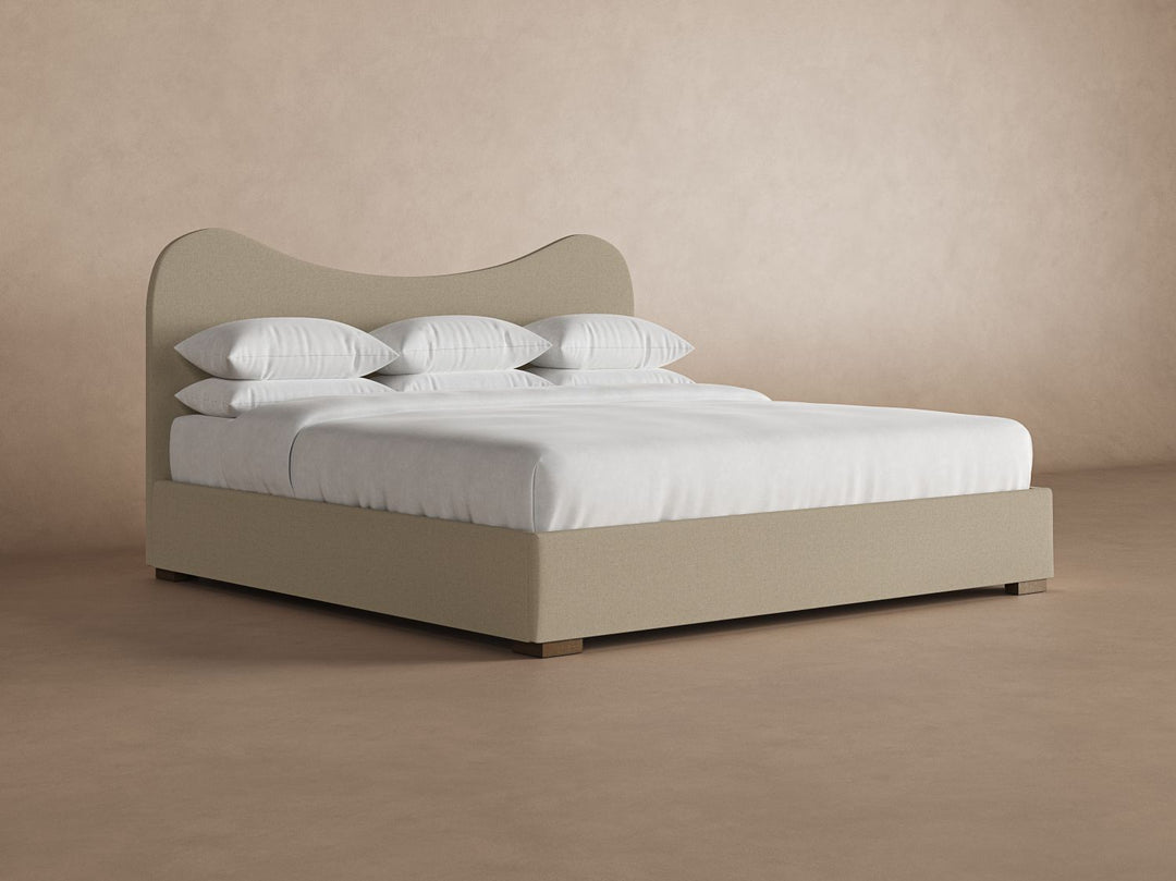 Wave Bed Frame in buff#color_buff