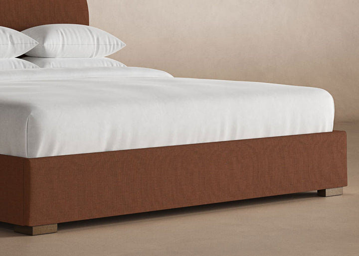 Wave Bed Frame in Clay#color_clay