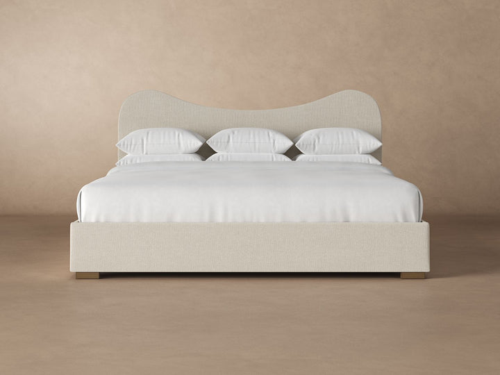 Wave Bed Frame in Flax#color_flax