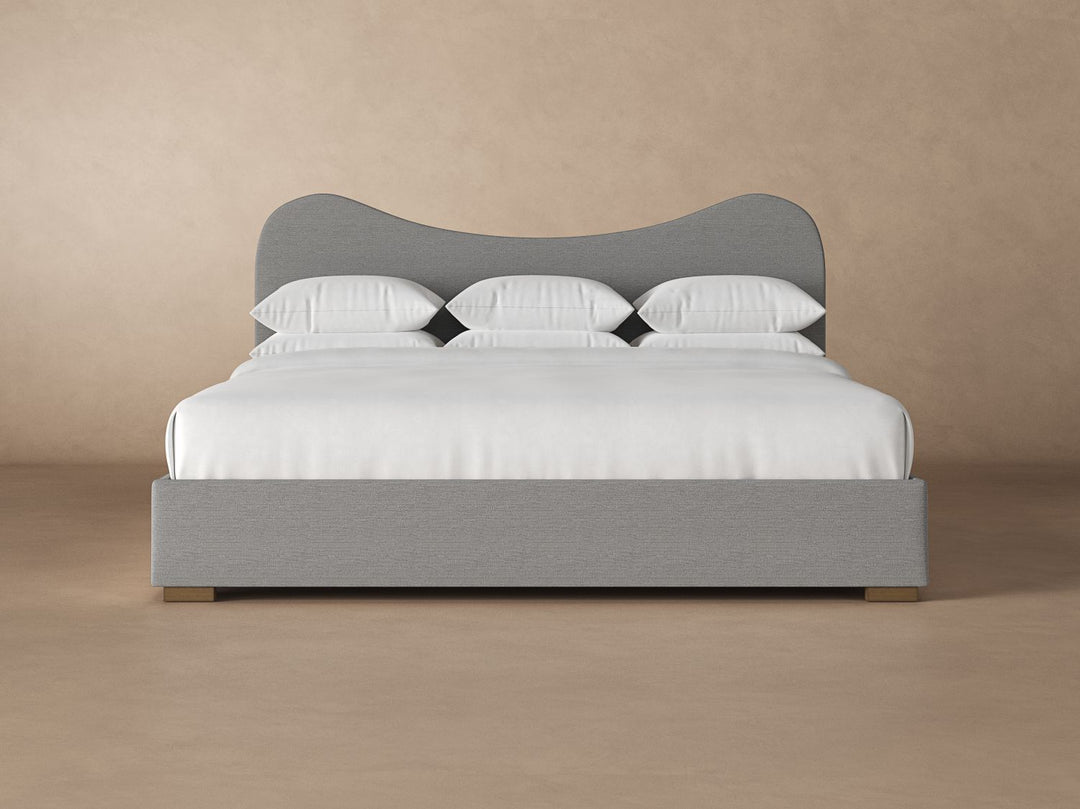 Wave Bed Frame in slate #color_slate