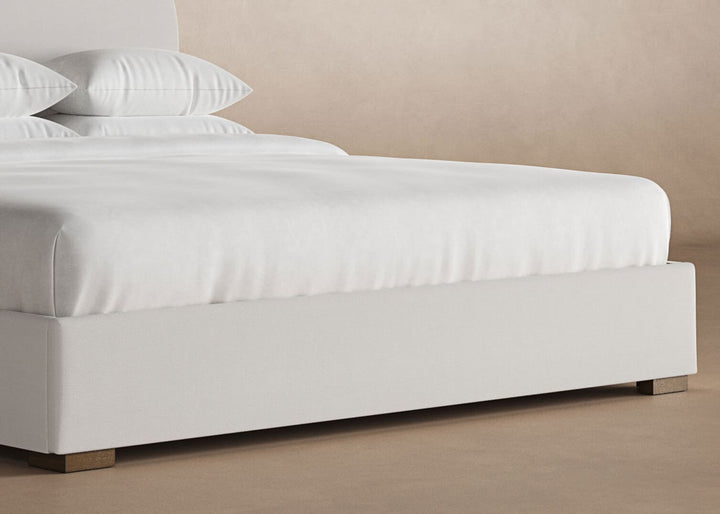 Wave Bed Frame in snow #color_snow