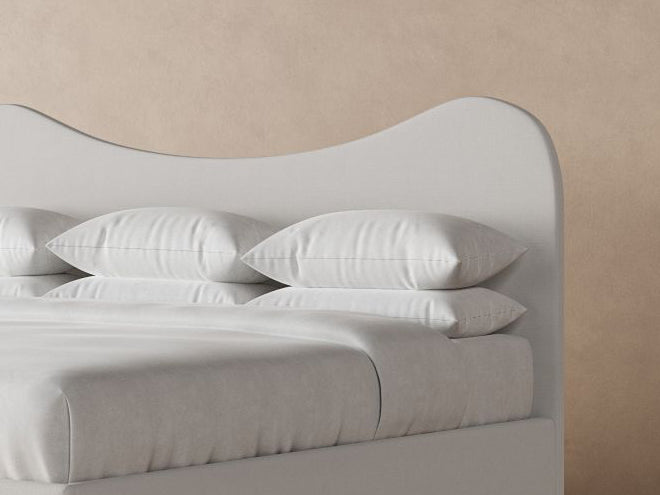 Wave Bed Frame in snow #color_snow